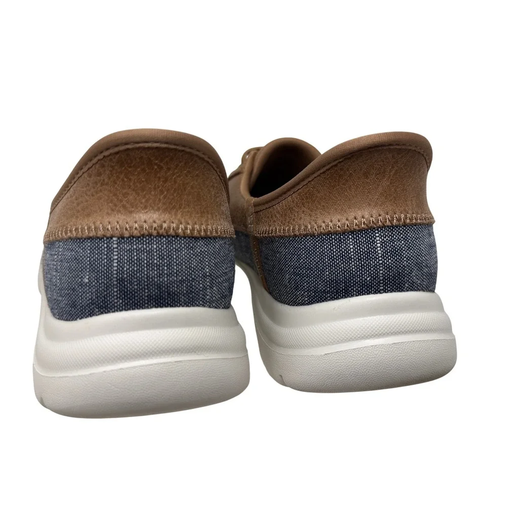 Skechers Hands Free Slip-ins On-the-GO Ideal Navy Blue Boat Shoes Women's 7.5